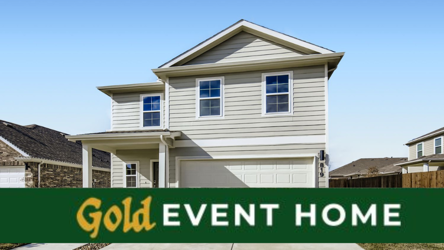 A house with a sign in front of it.