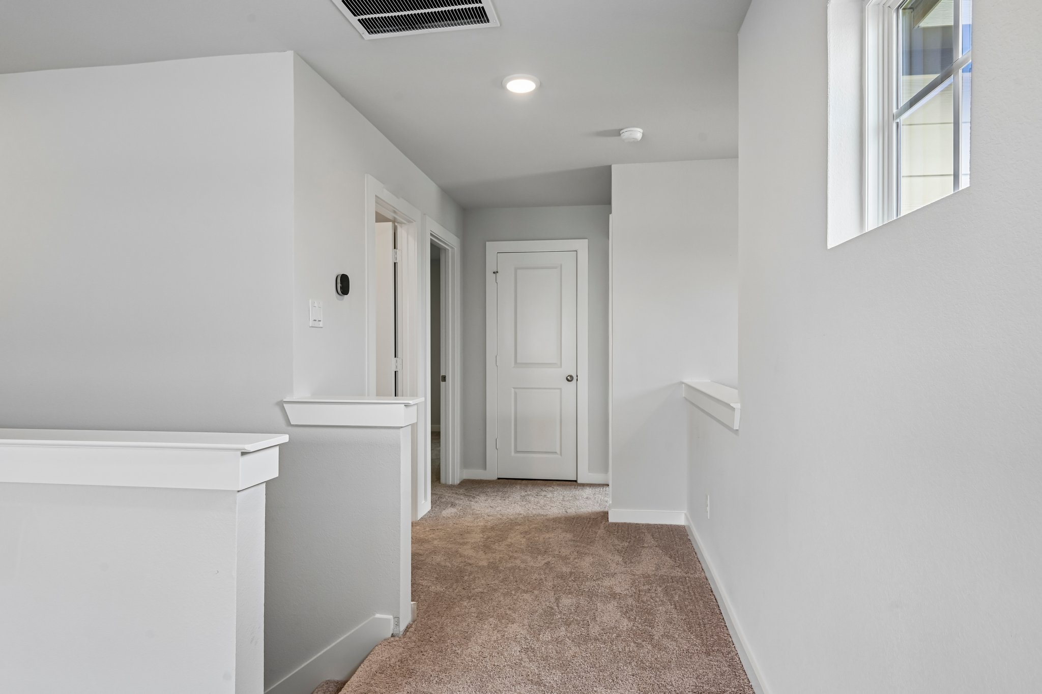 A room with white walls.