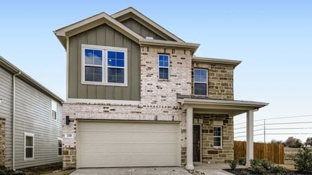 A house with a garage.