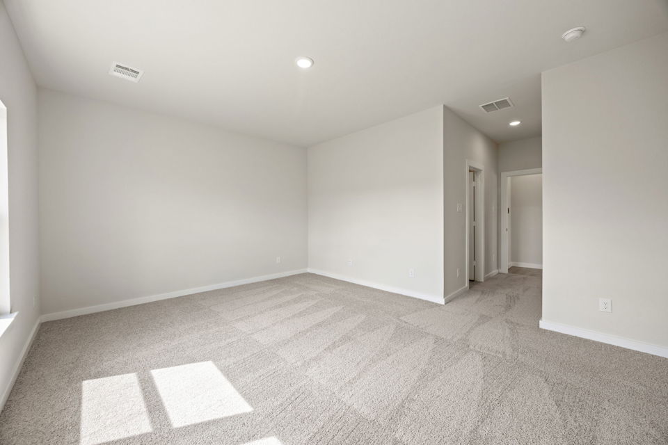 A room with white walls.