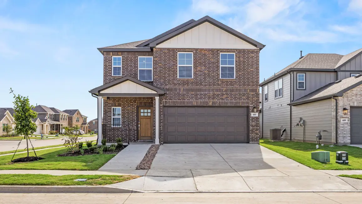 This home — photograph published by the builder