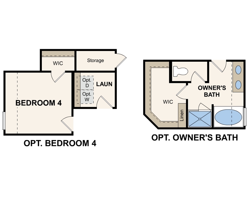 Barbra Floorplan First Floor Options by Century Communities