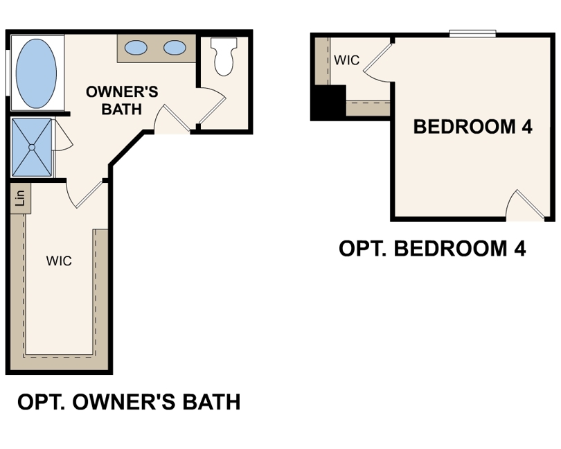 Bonny Floorplan Second Floor Options by Century Communities