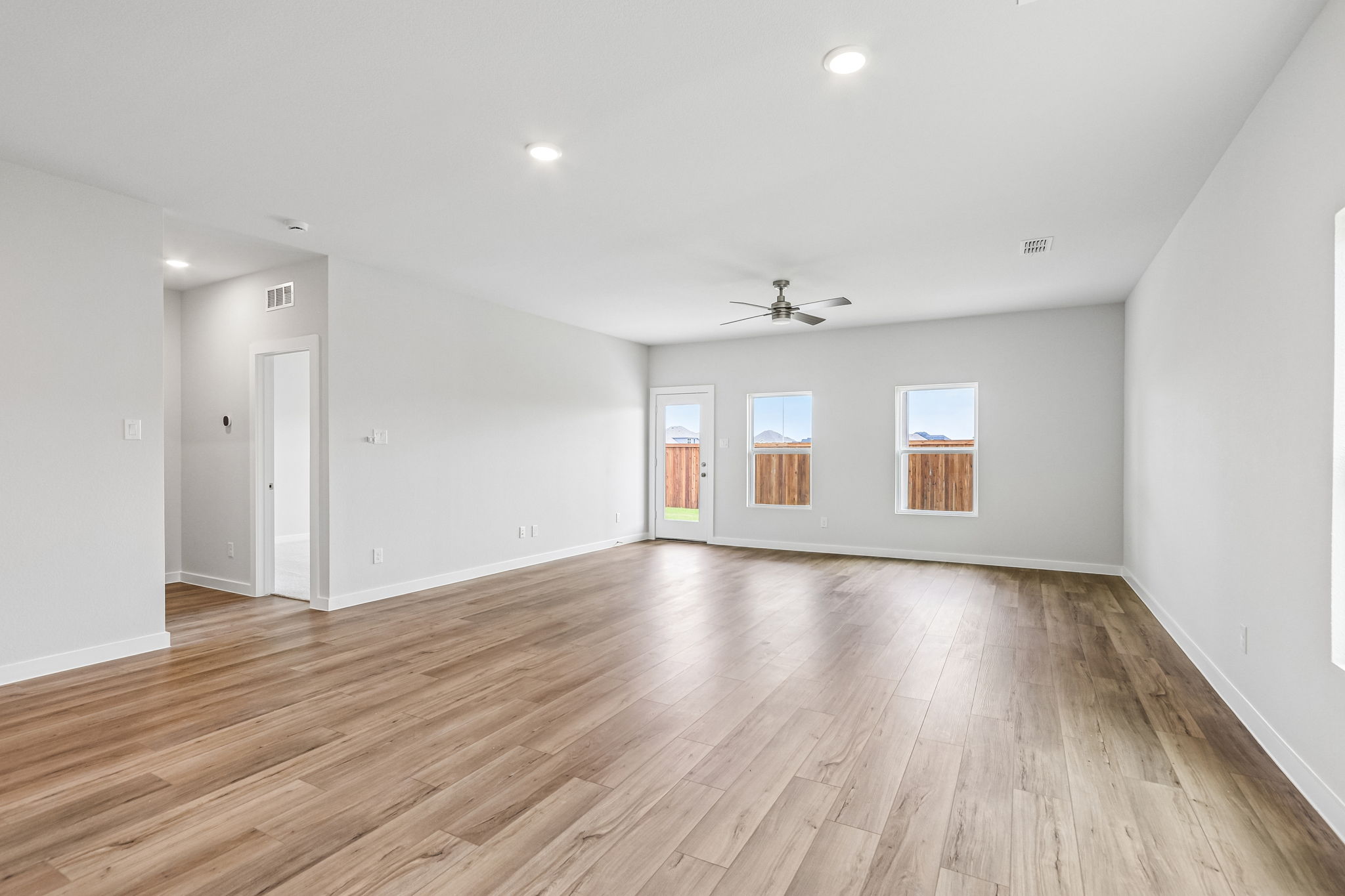 A large empty room.