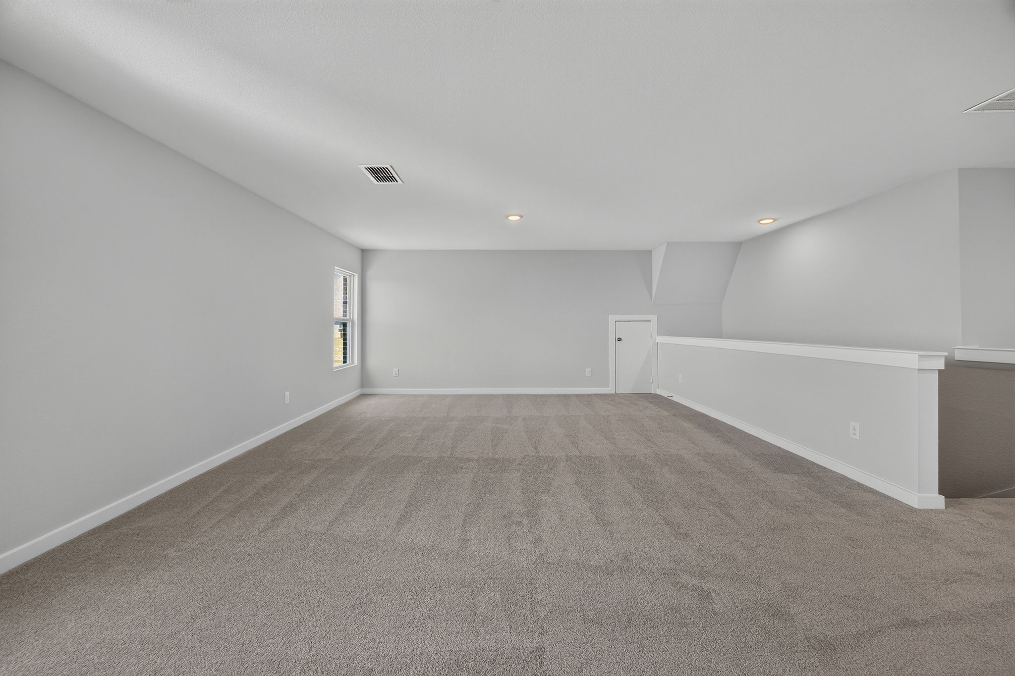 A room with white walls.