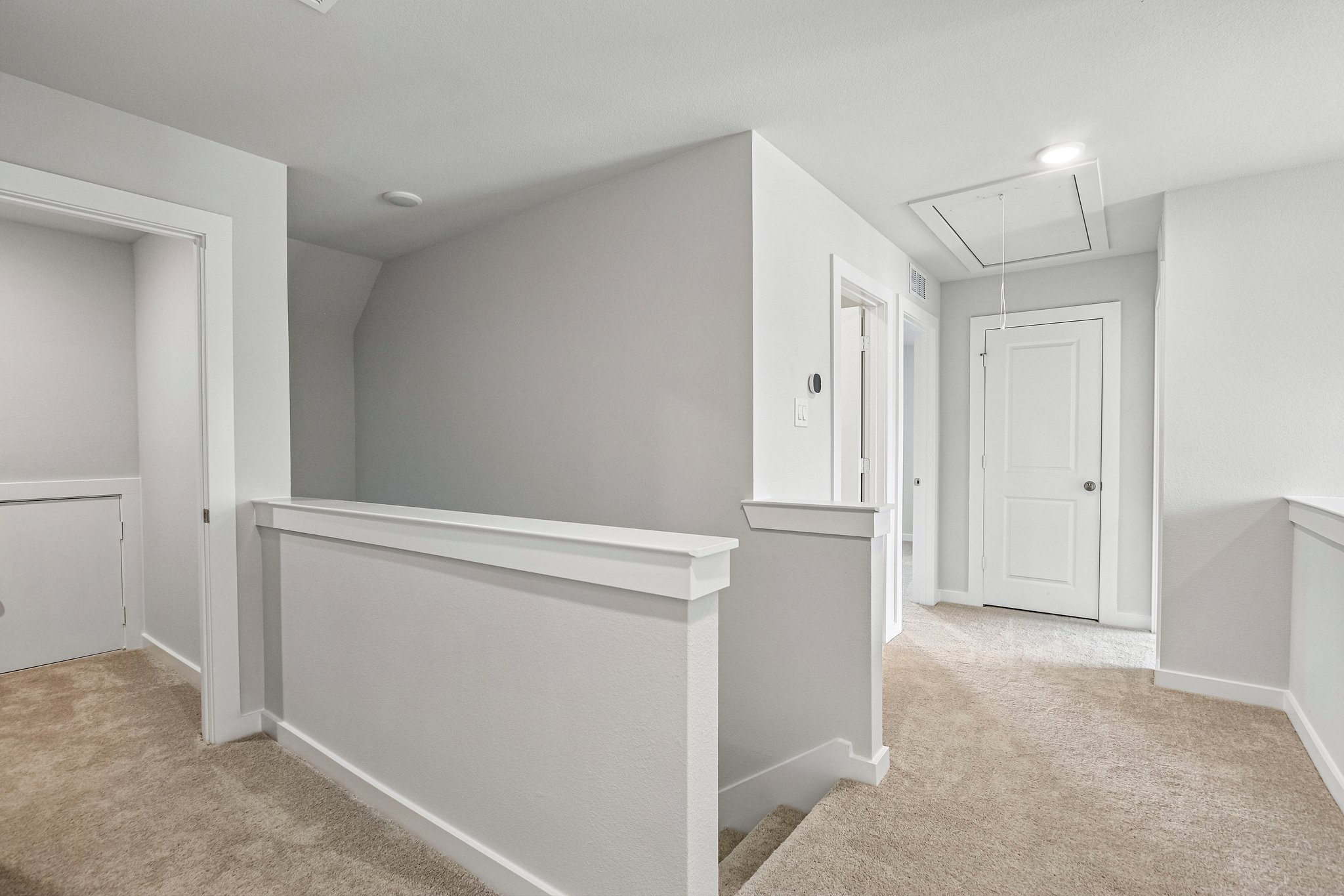 A room with white walls.