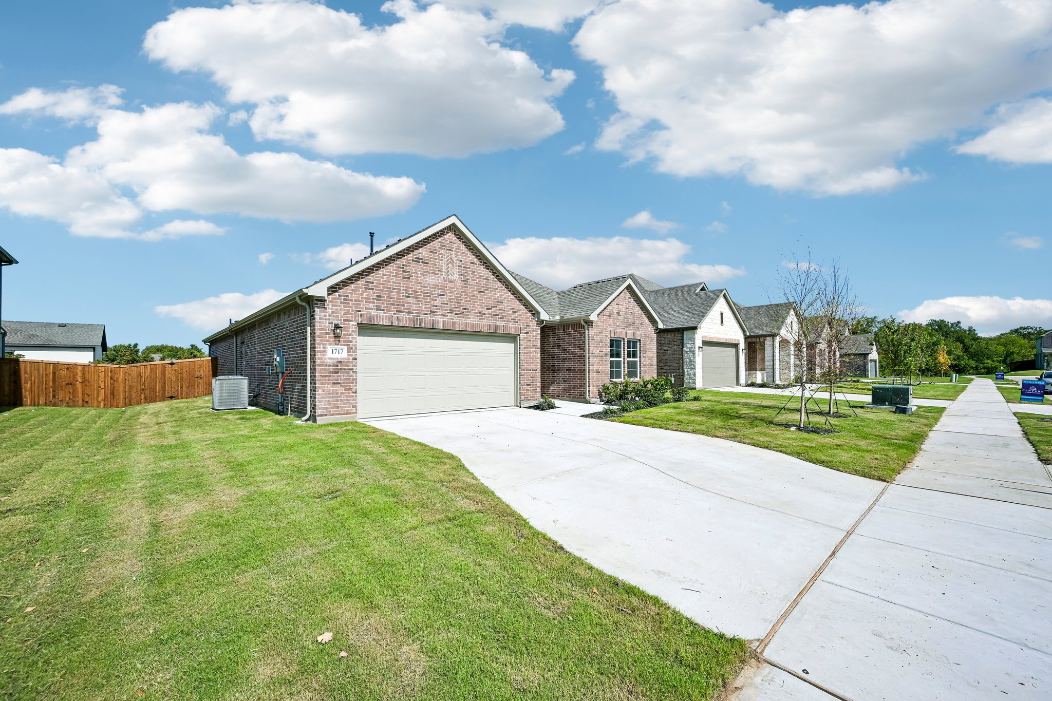 A row of houses.