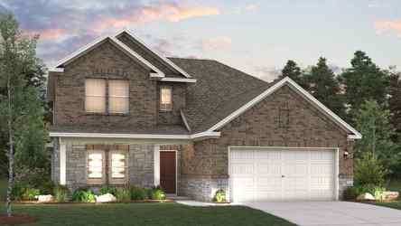 A house with a garage.