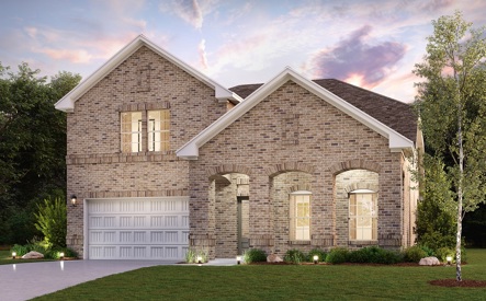 The Brodie elevation B in Dallas by Century Communities