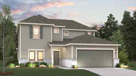 A house with a garage.