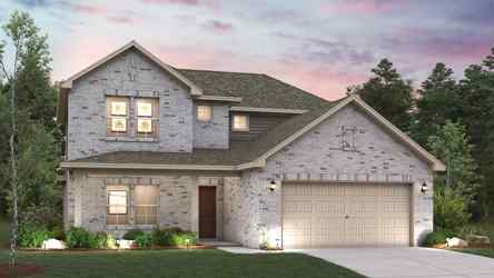 A house with a garage.