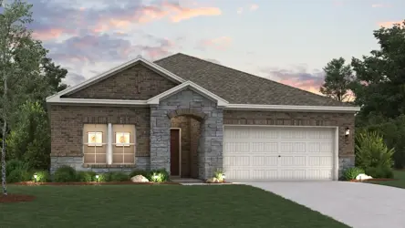 A house with a garage.