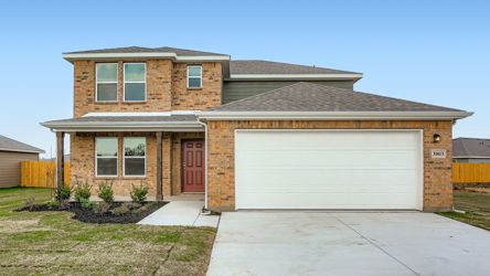 A house with a garage.