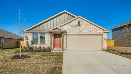 A house with a garage.