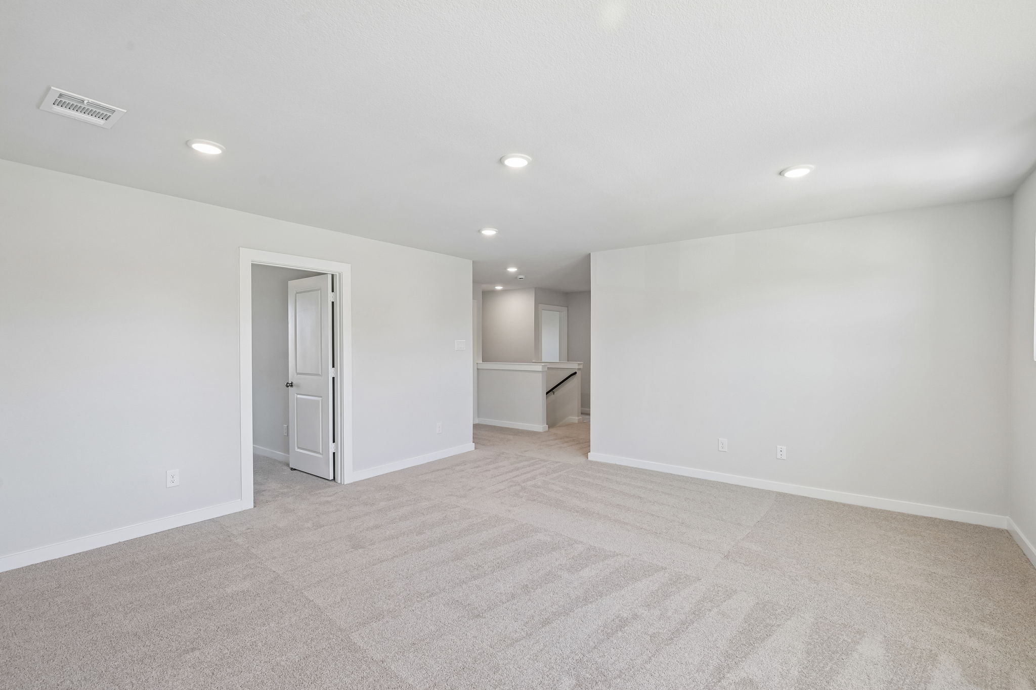 A room with white walls.
