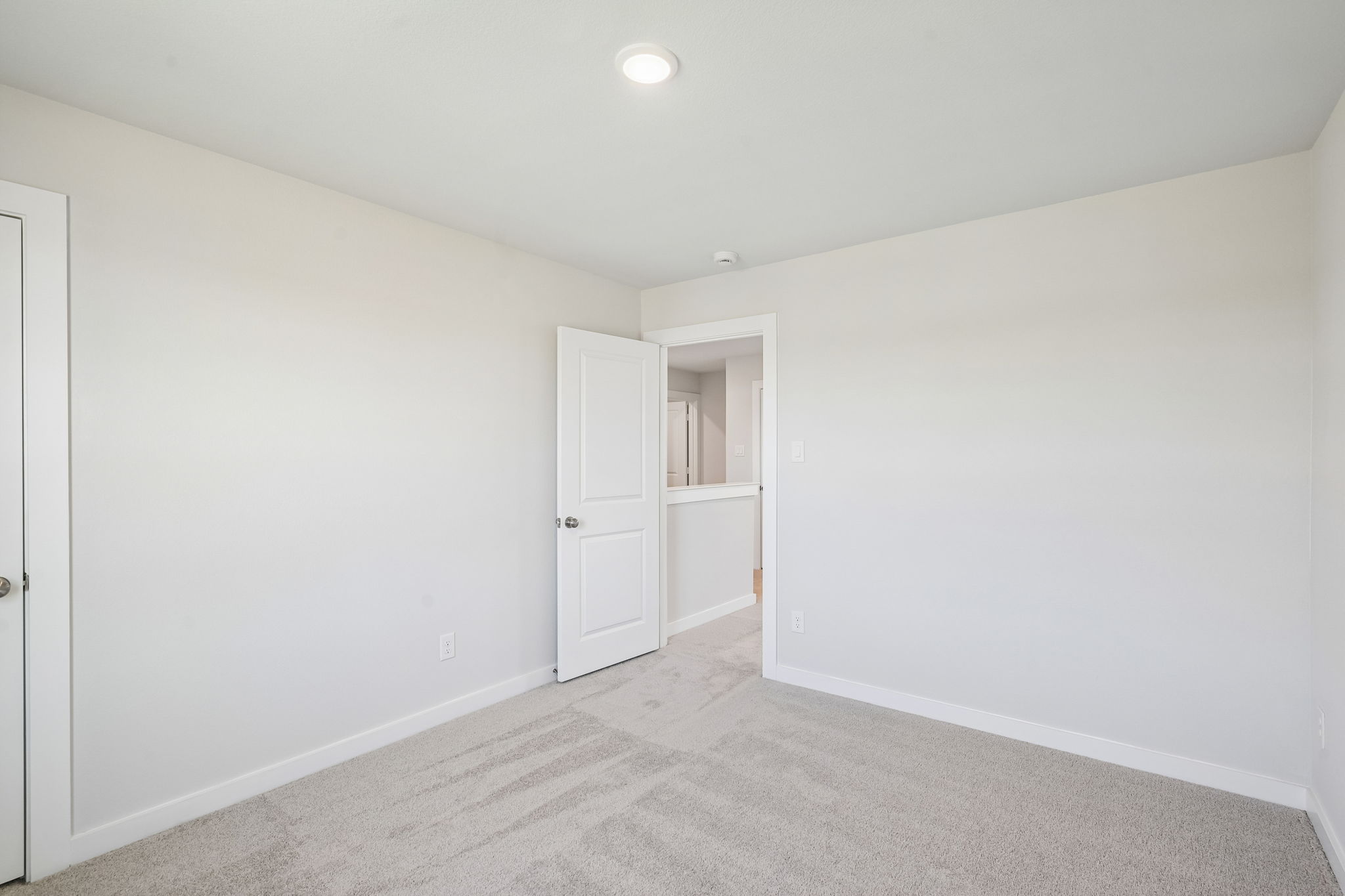 A room with white walls.