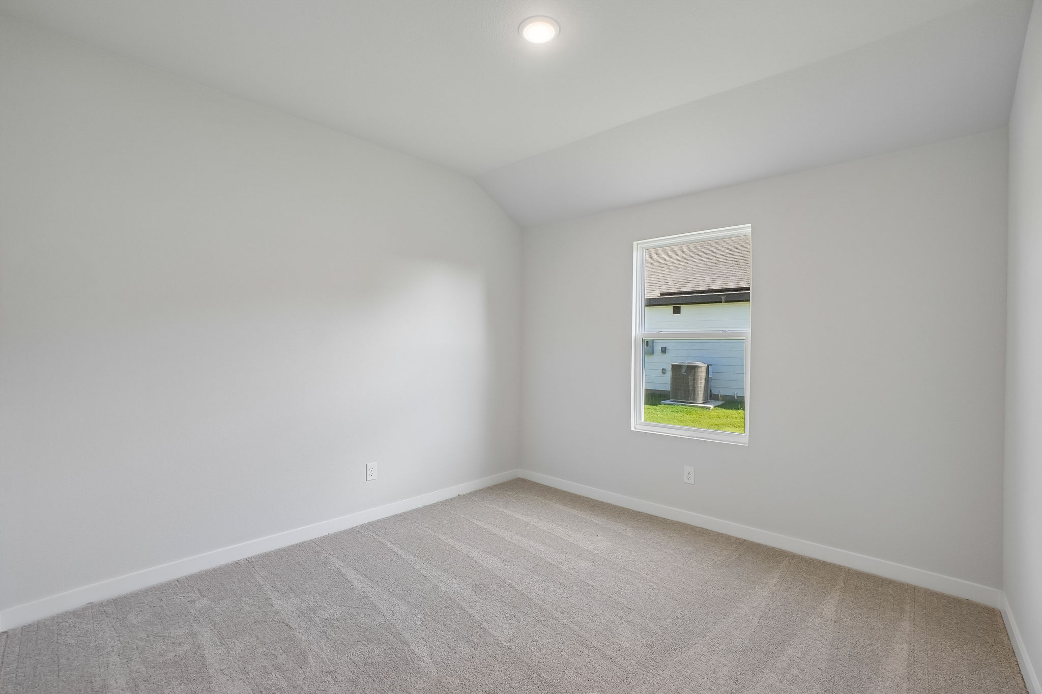 A room with a window.