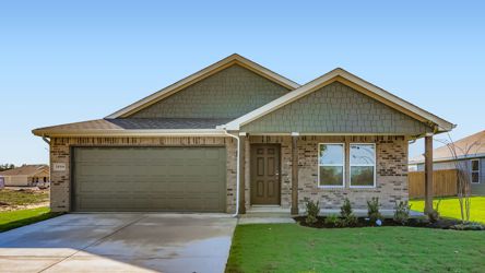 A house with a garage.