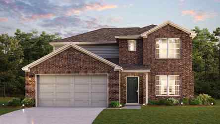 A house with a garage.