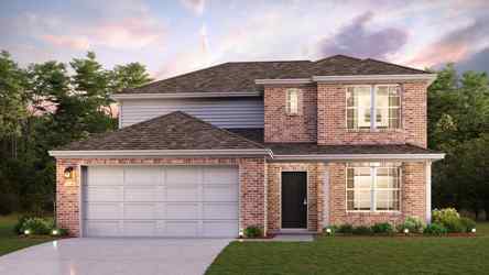 A house with a garage.