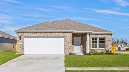 A house with a garage.