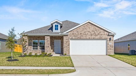 A house with a garage.