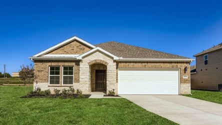 A house with a garage.