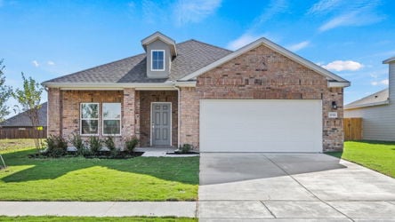 A house with a garage.