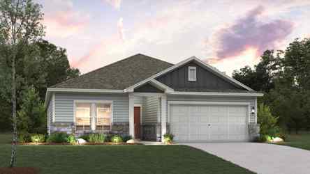 A house with a garage.