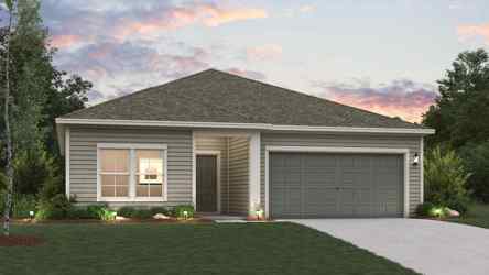 A house with a garage.