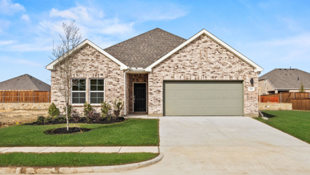 A house with a garage.