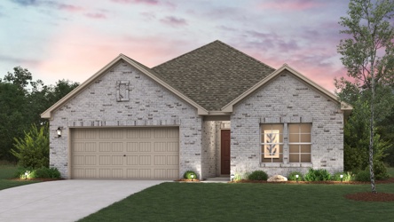 A house with a garage.