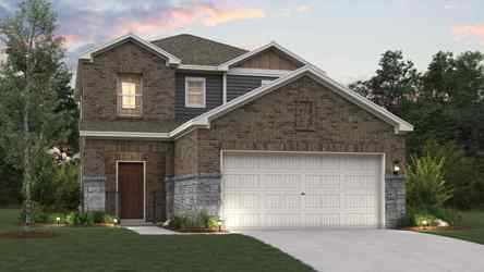 A house with a garage.