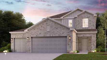 A house with a garage.
