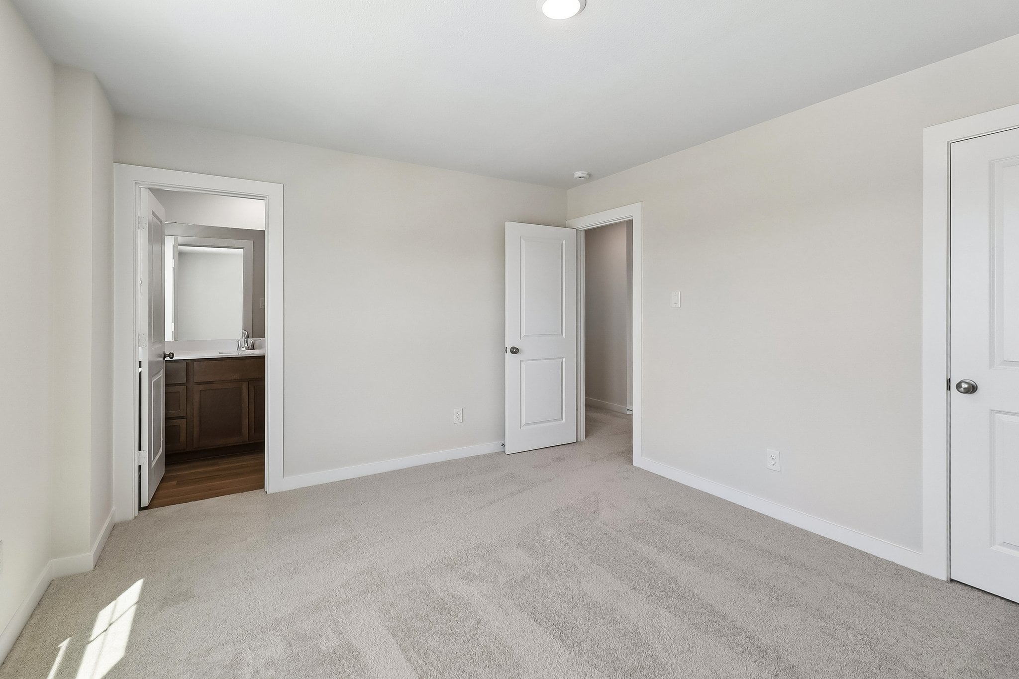 A room with white walls.