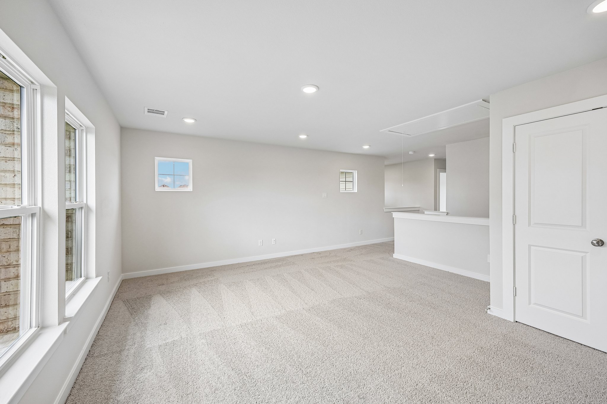 A large empty room.