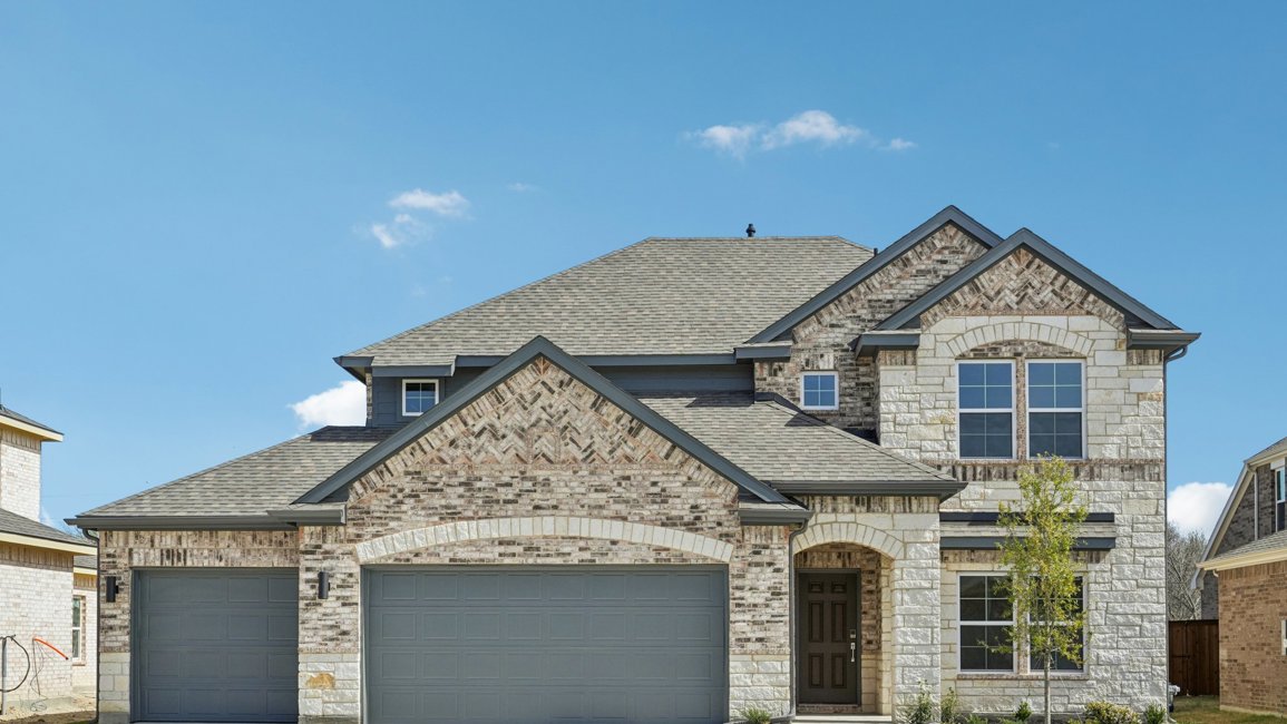 A house with garages and a garage.