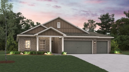 A house with a large front yard.