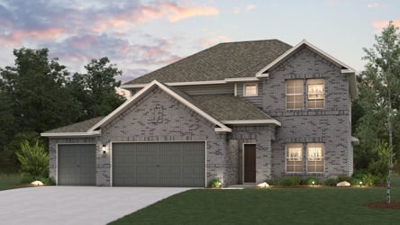 A house with a garage.