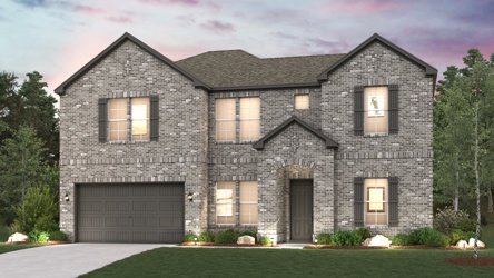 A house with a garage.