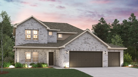 A house with a driveway.