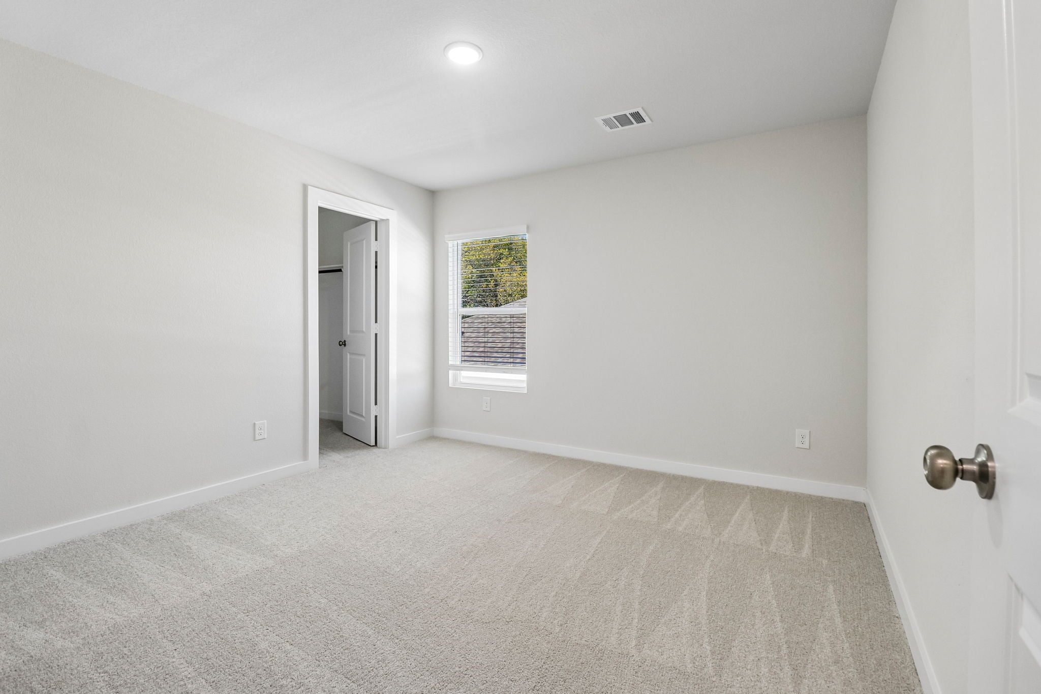 A room with white walls.