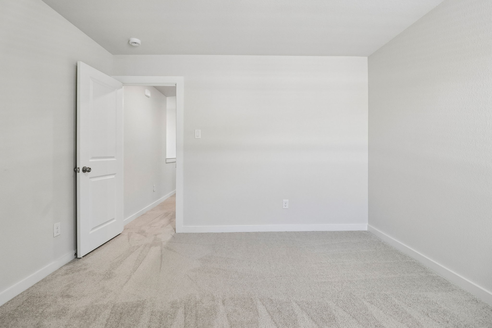 A room with white walls.