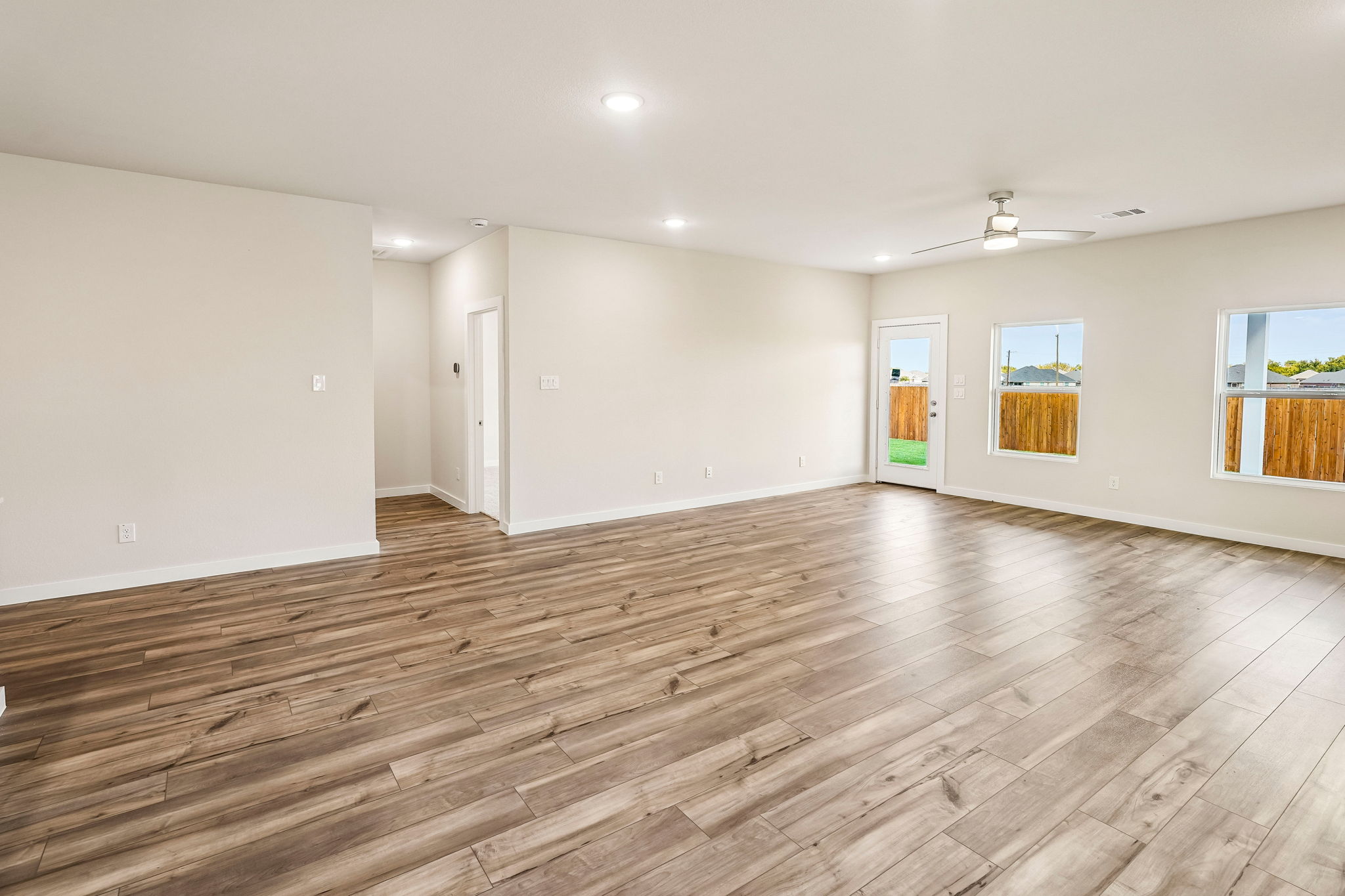 A large empty room.
