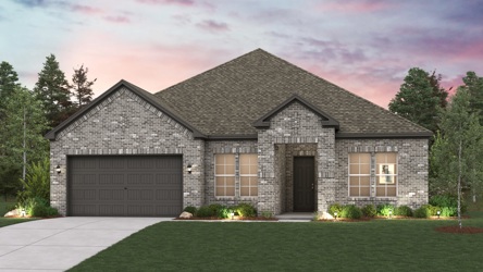 A house with a garage.