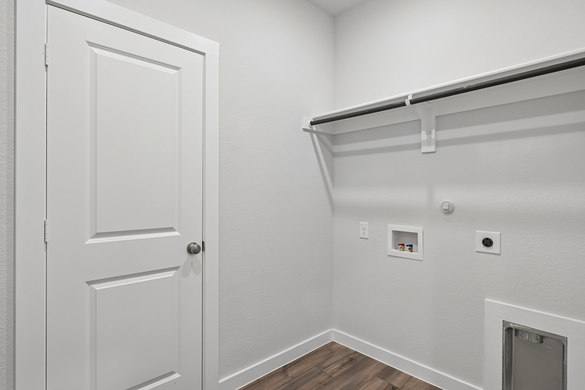 A white door with a white door.