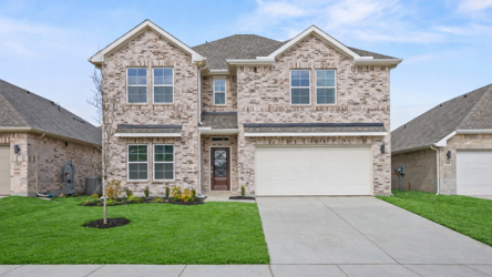 A large stone house.