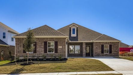 A house with a large front yard.