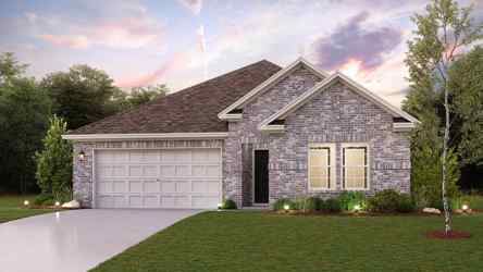 A house with a driveway.