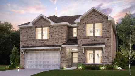 A house with a garage.